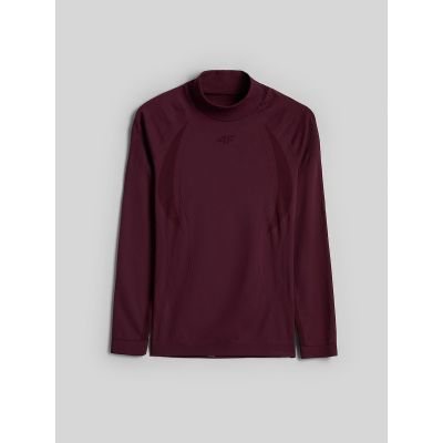 10. Nahtlose, thermische Skiunterwäsche mit schnelltrocknender Ausrüstung – Damen-Langarmshirt 4F 4FWAW26USEAF324-60S