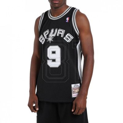 Mitchell & Ness San Antonio Spurs NBA Swingman-Trikot Spurs 2001 Tony Parker M SMJYLG19018-SASBLCK01TPA