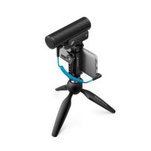 Sennheiser MKE 400 MOBILE KIT – Kondensatormikrofon, Superniere, ausgestattet mit einem Tiefpassfilter und einem Manfrotto-Stativ