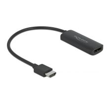 DeLOCK Adapter HDMI-A Stecker auf DisplayPort Buchse schwarz