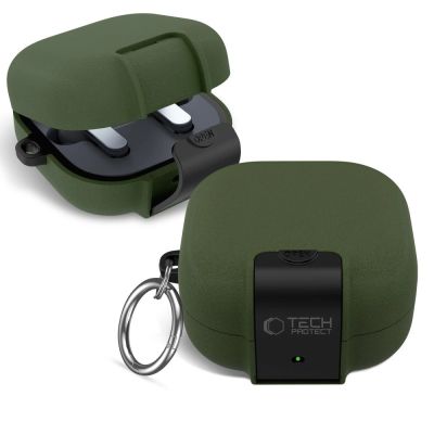 11. Tech-Protect Slim Hook Case für Samsung Galaxy Buds 4 / 4 Pro – Grün