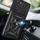 3. Hybrid Armor Camshield Hülle für Samsung Galaxy S23+ gepanzerte Hülle mit Kameraabdeckung blau