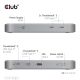 5. CLUB3D CSV-2563 Thunderbolt 5 Dockingstation Silber