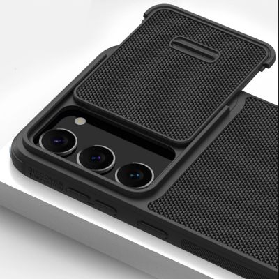 13. Nillkin Textured S Case für Samsung Galaxy S23+ Panzerhülle mit Kameraabdeckung schwarz