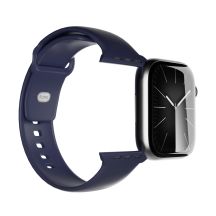 Puro Icon Armband für Apple Watch 44/45/46/49 mm – Marineblau