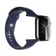Puro Icon Armband für Apple Watch 44/45/46/49 mm – Marineblau
