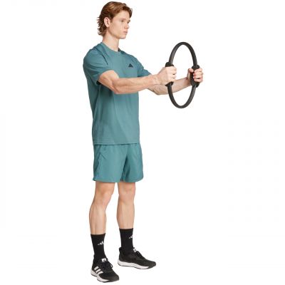 6. Herren adidas Train Essentials Woven Trainingsshorts Grün JW2493