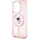 6. Karl Lagerfeld IML Choupette MagSafe Hülle für iPhone 15 Pro – Rosa