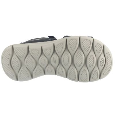 4. Skechers Go Walk Flex Sandalen – Antigua Beach 229205-NVOR Marineblau, Größe 46