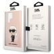 8. Karl Lagerfeld KLHCS23LSNIKBCP Sam S23 S918 Ultra Hardcase pink/pink Silikon Ikonik