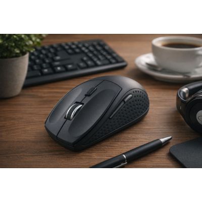 9. Esperanza Andromeda EM123K Maus (optisch; 2400 DPI; schwarz)