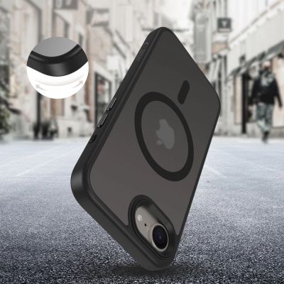 4. Tech-Protect MagMat MagSafe Hülle für iPhone 16e / 17e – Mattschwarz