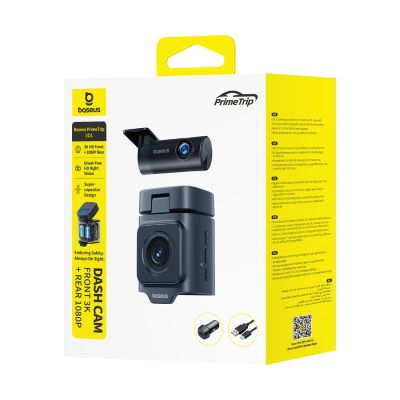 8. Baseus PrimeTrip VD1 Autokamera-Videorekorder 2K+1080p - Schwarz