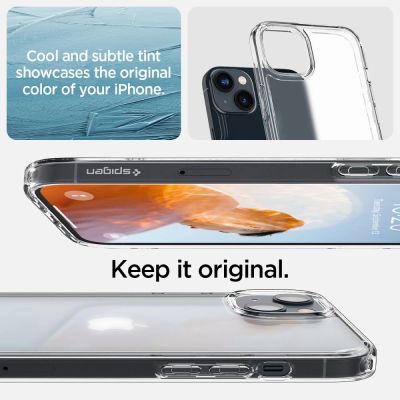 6. Spigen Ultra Hybrid-Hülle für iPhone 14 Plus – matt und transparent