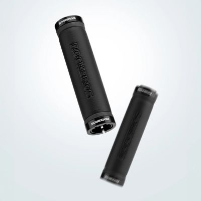 5. Rockbros 40210003001 Mikrofaser-Fahrradlenkergriffe – Schwarz