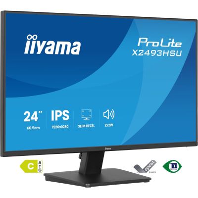 15. iiyama ProLite X2493HSU-B1 Computermonitor 60,5 cm (23,8") 1920 x 1080 px Full HD LED Schwarz