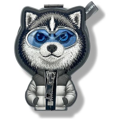 5. Nimmy Cool&Cute 2.0 Wolf Magnetanhänger - Schwarz