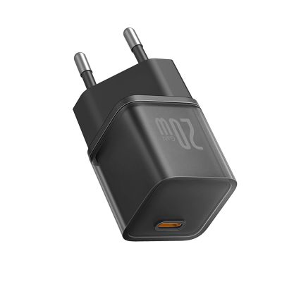 3. Baseus GaN5S 20W 1xUSB-C Wandladegerät - Schwarz