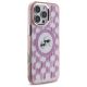 4. Karl Lagerfeld IML Monogram Karl & Choupette Head MagSafe-Hülle für iPhone 16 Pro – Rosa