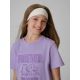 3. Mädchen-T-Shirt mit Aufdruck, regulär, Größe 4F 4FJRAW26TTSHF4240-52S
