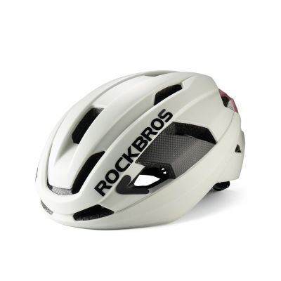 Rockbros LK-15 Carbonfaser-Fahrradhelm 58-62 cm - Hellgrau