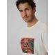 3. Herren-T-Shirt mit Aufdruck, regulär, Größe 4F 4FRSS26TTSHM4238-11S