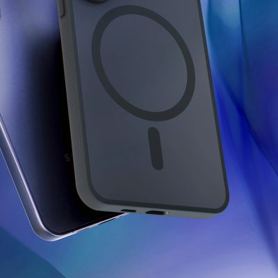 6. 3mk Smoke MagCase Hülle mit MagSafe für iPhone 15 Pro Max – durchscheinend