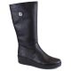 21. Rieker W RKR237B Wasserdichte Lederstiefel mit Lammwolle gefüttert