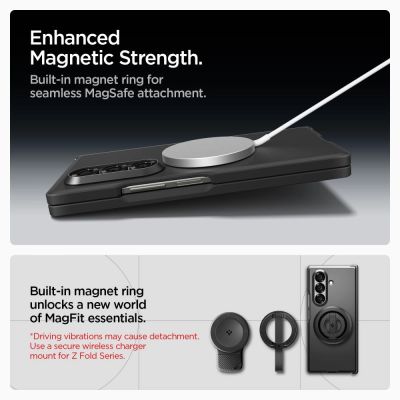 11. Spigen Tough Armor Pro Mag MagSafe Case für Samsung Galaxy Z Fold 7 - Schwarz