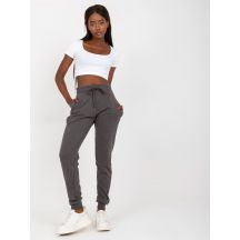 Dunkelgrau meliert Basic Jogger Sweatpants (B-005.05)
