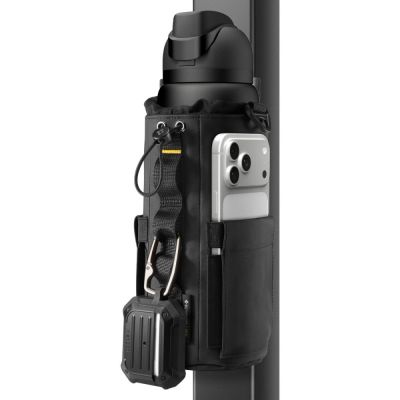 3. Spigen Magnetische Trinkflaschenhalterung für Wasserflasche, Handy, Schlüssel – Schwarz