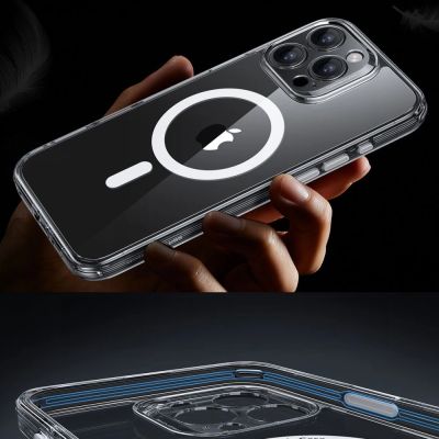 7. ESR Classic Pro Set Halolock MagSafe Hülle für iPhone 16 Pro Max – transparent