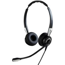 Jabra BIZ 2400 II Headset mit Kabel und Kopfbügel, Büro/Callcenter, Schwarz