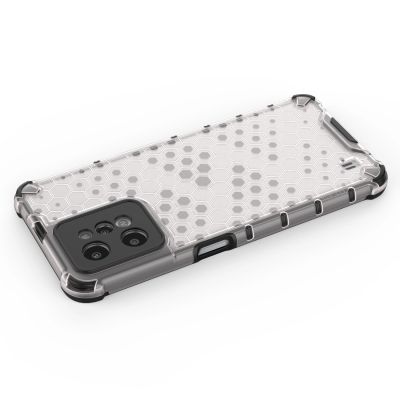 13. Gepanzerte Wabenhülle mit Gelrahmen Realme C31 transparent