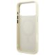 7. Karl Lagerfeld Ring Stand 360 Saffiano Classic Logo MagSafe Hülle für iPhone 18 Pro / 17 Pro – beige