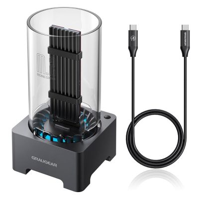 2. GRAUGEAR USB 4.0 Dockingstation für M.2 PCIe Gen4x4 NVMe SSD