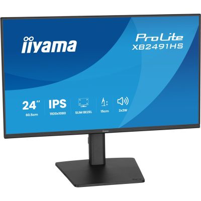4. iiyama ProLite XB2491HS-B1 Computermonitor 60,5 cm (23,8") 1920 x 1080 px Full HD LCD Schwarz