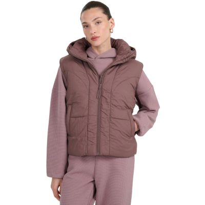 Damenweste 4F F299 dunkelbraun 4FWAW25TVJAF299 80S