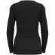 Odlo BL TOP Crewneck l/s MERINO 200 Damen T-Shirt Größe S Schwarz