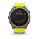 5. Garmin Fenix 8 Solar Sapphire Titanium Amp Yellow/Graphite Uhr