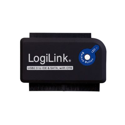 5. Logilink USB 2.0 zu IDE und SATA 2,5" / 3,5" Adapter Schwarz (AU0006C)