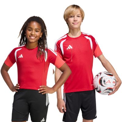 adidas Tiro 26 Wettkampf-Trainings-T-Shirt für Kinder, Rot KA7601
