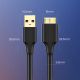 10. Ugreen US130 10843 USB-A 3.0 – Micro-USB-B-Kabel 2 m – Schwarz
