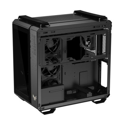 9. Asus TUF GAMING GT502 HORIZON TG ARGB SCHWARZES Gehäuse