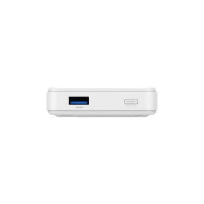 6. Powerbank Wozinsky WLWP-10KA0Y3WS 22,5W PD Qi2 10000 mAh, mit Ständer, 1x USB-A, 1x USB-C - weiß