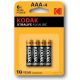 2. KODAK XTRALIFE ALK.LR3 ALKALINE-BATTERIEN BLISTER [SET=4PCS]
