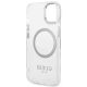 7. Guess GUHMP14MHTRMS iPhone 14 Plus 6,7" srebrny/silver hard case Metal Outline Magsafe