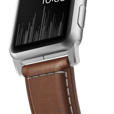 5. Nomad NM1A4RST00 Smart-Armband aus braunem Leder