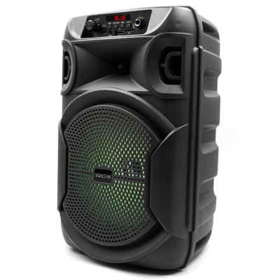 8. SQUEAK KARAOKE LAUTSPRECHER PULSETOWER BLUETOOTH 5.3, FM-RADIO, MICROSD, AUX, USB SQ1006