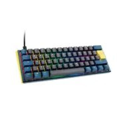 10. Ducky One 3 Daybreak Mini Gaming-Tastatur USB Deutsch Schwarz, Blau, Grün
